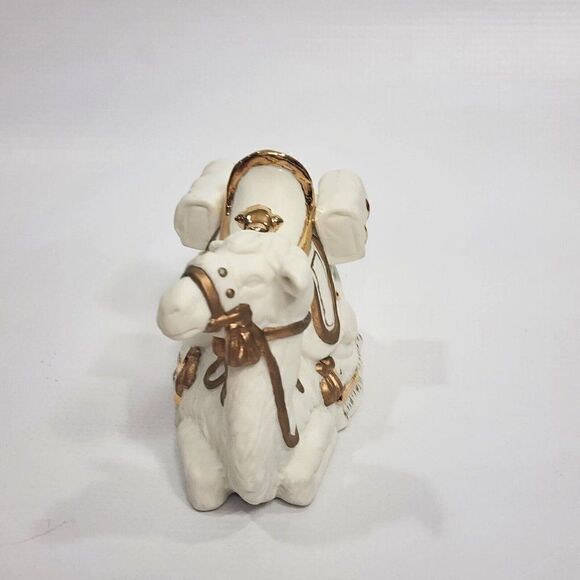 RAZ IMPORTS Nativity Holiday Bisque & Gold Camel Figure Replacement Figure - Picture 5 of 9